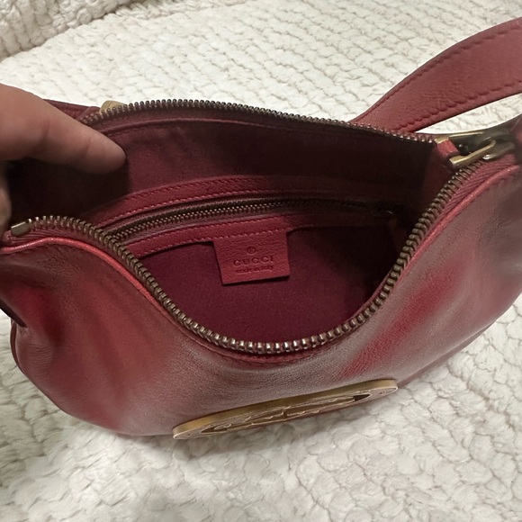 Gucci pink  Leather Shoulder Bag - Picture 3 of 6